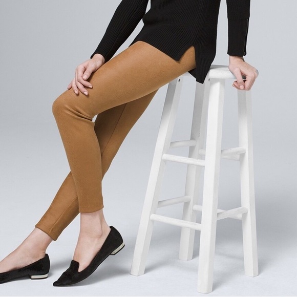 WHBM ultra suede snake runway leggings - Picture 2 of 10